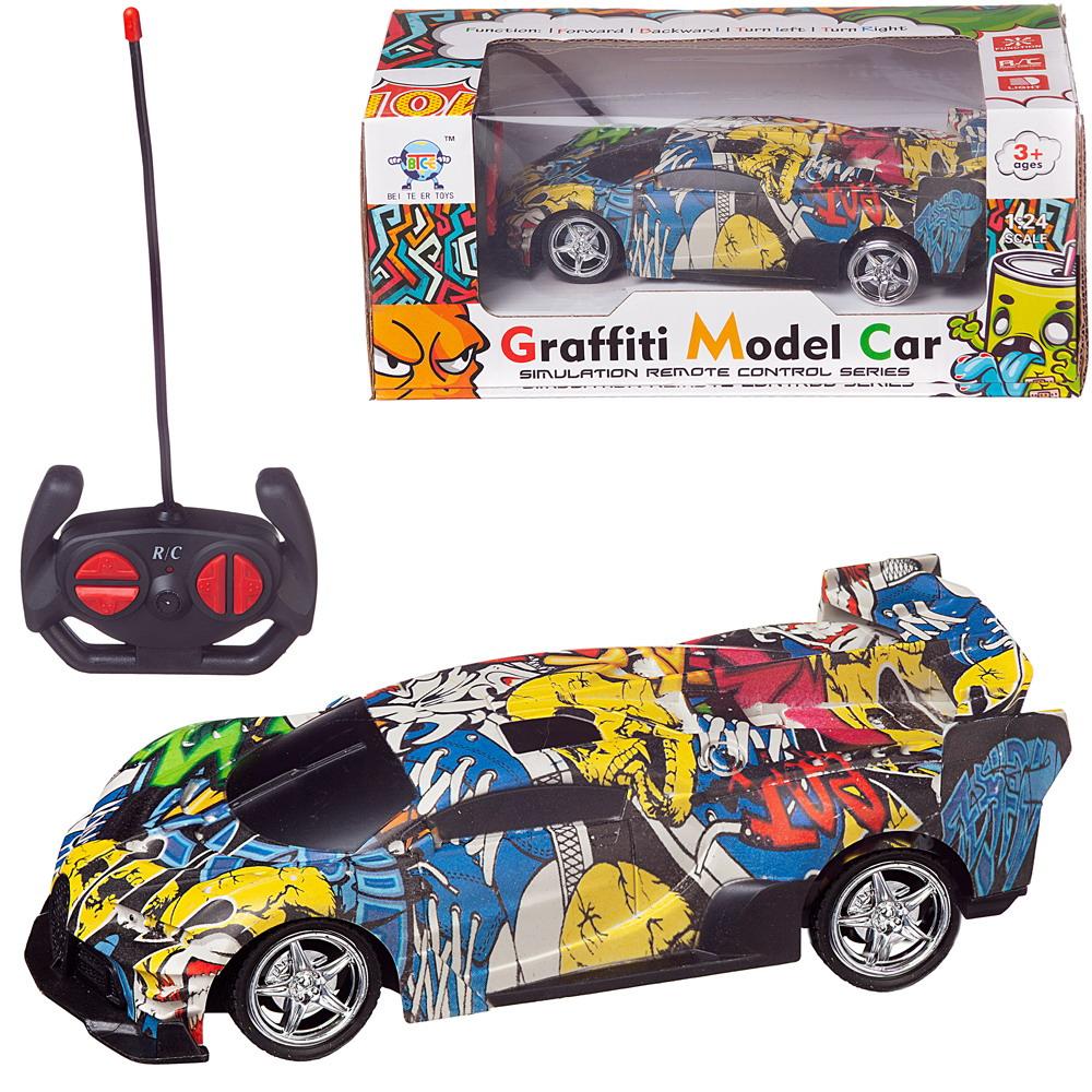 

Машинка р\у JUNFA Graffiti Model 1:24, модель 2 - с открытым двигателем XFY234-26/2
