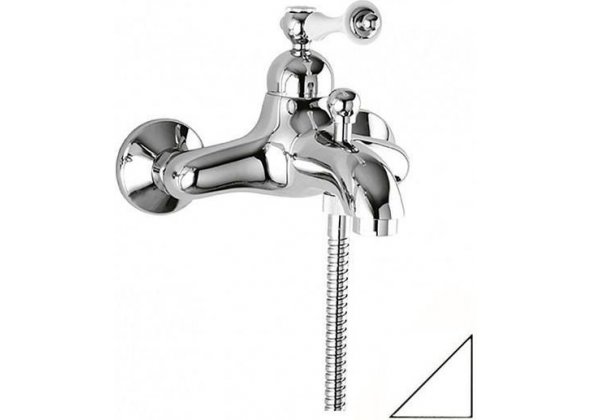 

Смеситель для ванны и душа Cezares MARGOT-VM-BLC, белый