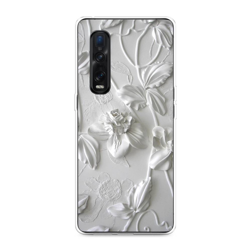 

Чехол Awog на Oppo Find X2 Pro "Гипсовые цветы", 253350-7