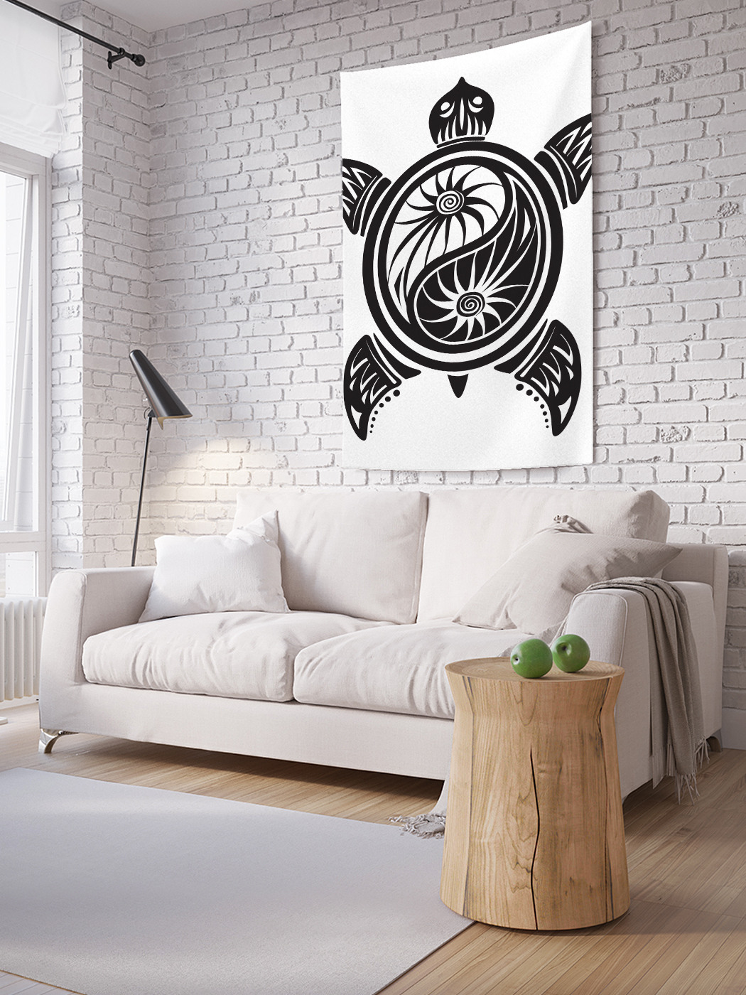 

Вертикальное фотопанно на стену JoyArty Черепаха Инь и ян 100x150 см, Черепаха Инь и ян