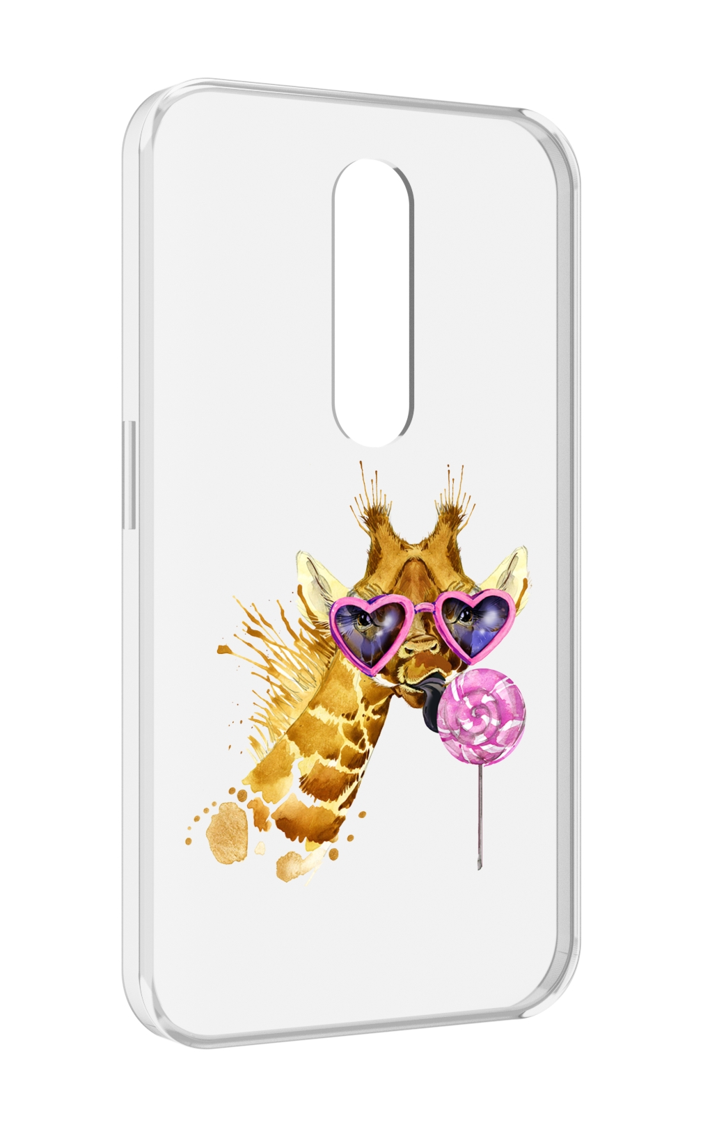 

Чехол MyPads акварельный жираф для Motorola Moto X Force (XT1585 / XT1581), Прозрачный, Tocco