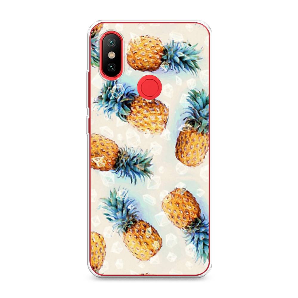 

Чехол Awog на Xiaomi Mi 6X/A2 "Ананасы", Разноцветный, 33350-3