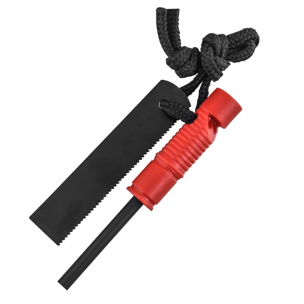 

ТМ ВЗ Огниво с кресалом 3-в-1 Survival Spark 107863_, Красный;черный