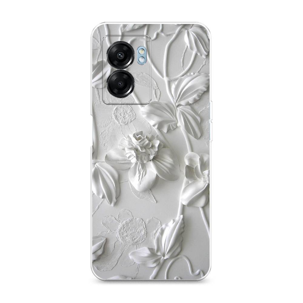 

Чехол Awog на Oppo A57 5G/A56s/OnePlus Nord N300 5G "Гипсовые цветы", 2510250-7