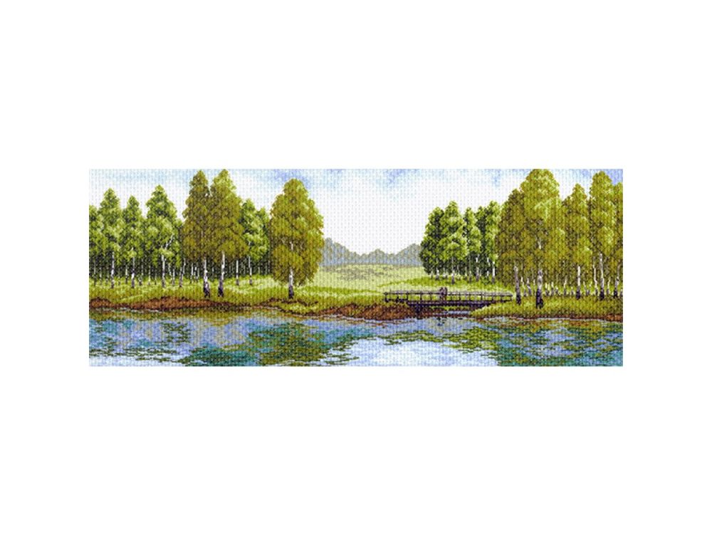 

Рисунок на канве «Летний полдень», С рисунком