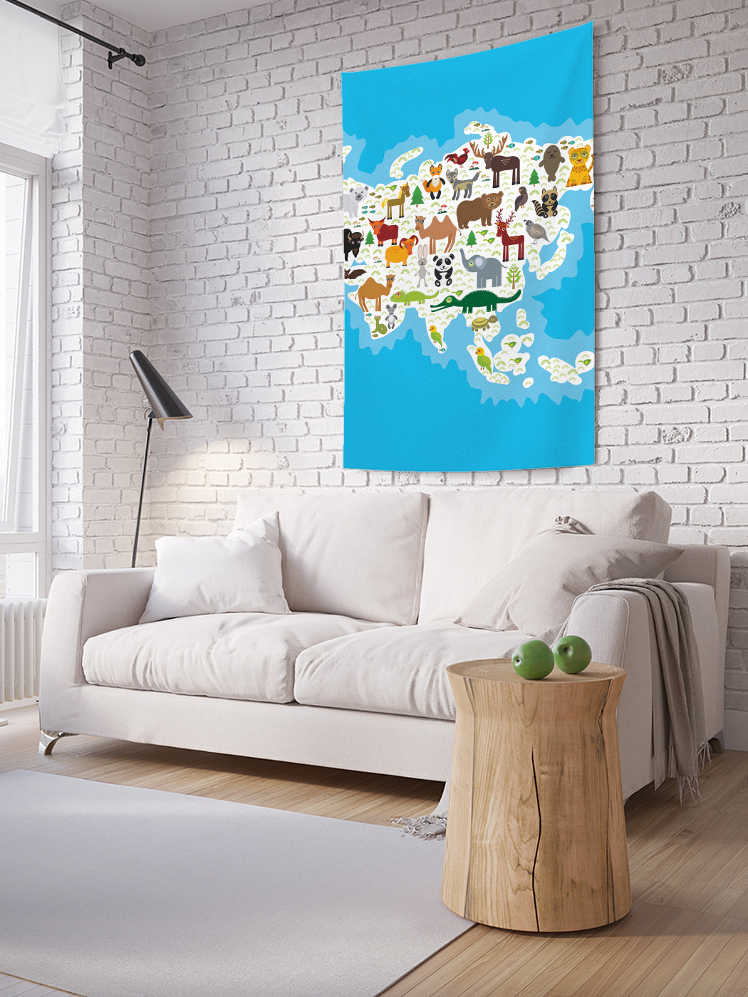 

Вертикальное фотопанно на стену JoyArty Животные Европы 100x150 см, Животные Европы