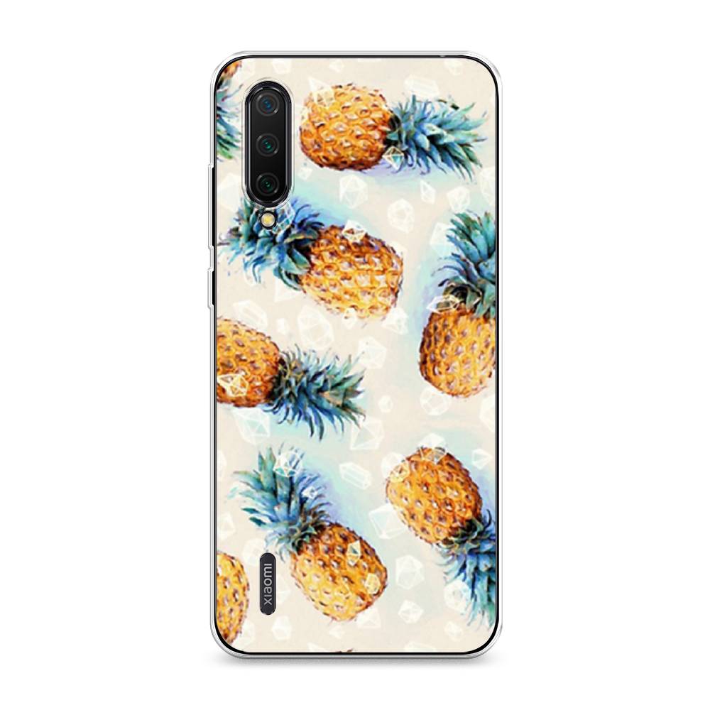

Чехол Awog на Xiaomi Mi 9 Lite/Mi A3 Lite/Mi CC9 "Ананасы", Разноцветный, 36750-3
