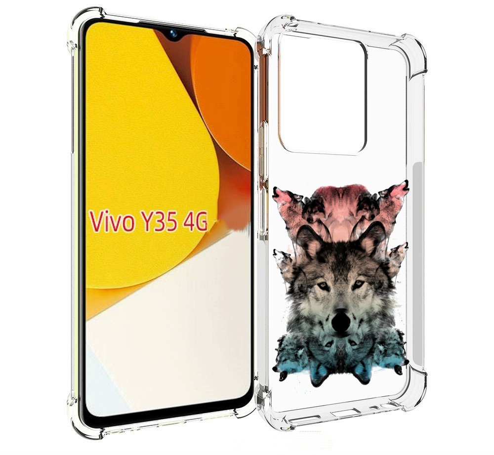 

Чехол MyPads стая для Vivo Y35 4G 2022 / Vivo Y22, Прозрачный, Tocco