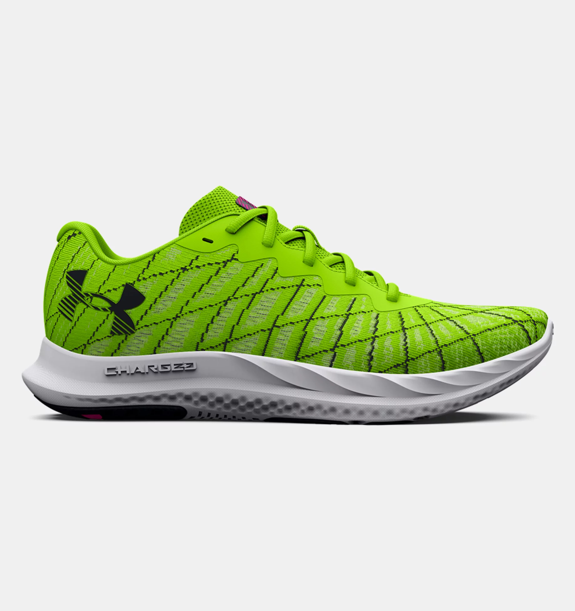 

Спортивные кроссовки мужские Under Armour 77-3026135 зеленые 9.5 US, Зеленый, Ua Charged Breeze 2