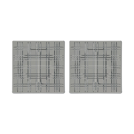 фото Набор квадратных блюд nachtmann square, 21х21 см, серый, 2 шт 101450