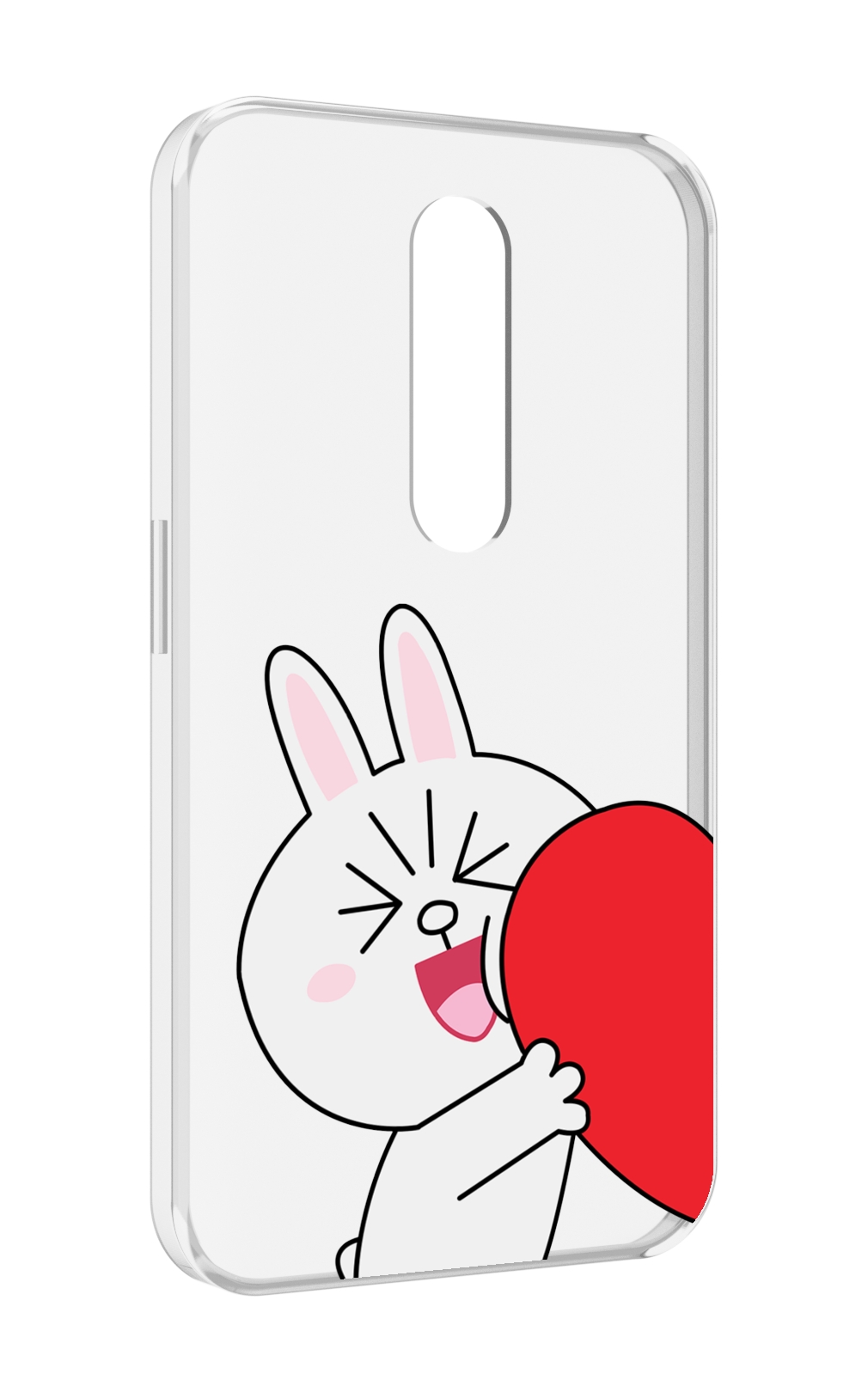 

Чехол MyPads зайчик-с-полуседрцем для Motorola Moto X Force (XT1585 / XT1581), Прозрачный, Tocco