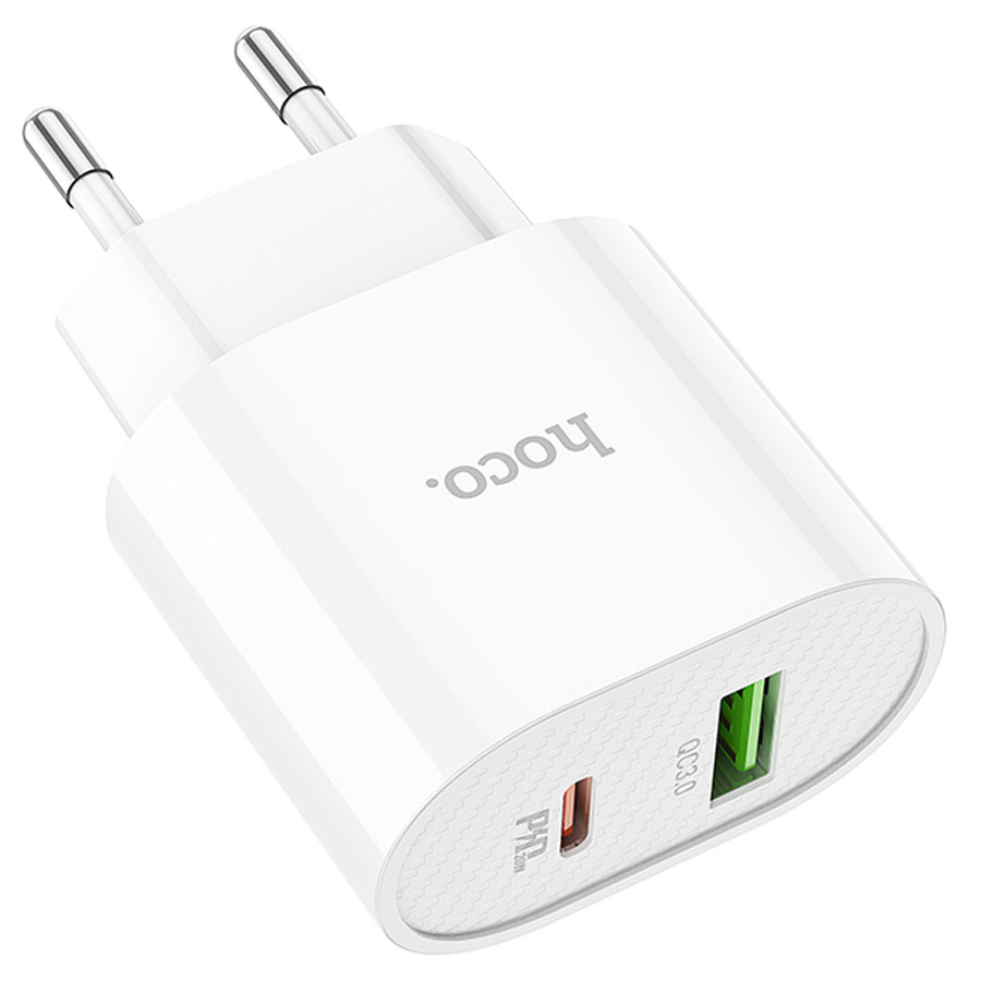 

Сетевое зарядное устройство Hoco C95A Lineal, 3 А, белый, C95A Lineal
