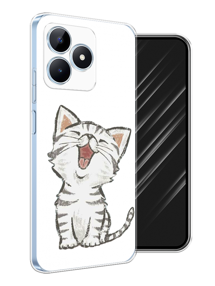 

Чехол Awog на Realme C60 "Котенок рисованный", Серый;белый, 2516550-1