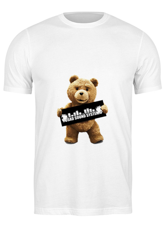 

Футболка мужская Printio Ted pss белая M, Ted pss