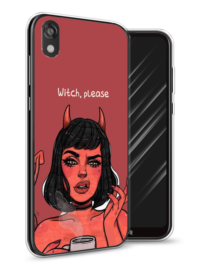 

Чехол Awog на Huawei Y5 2019 "Evil Girl", Красный;черный, 69050-6