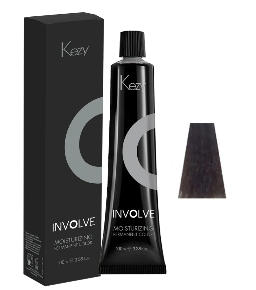 

Стойкая крем-краска для волос KEZY involve color 4/0 100 мл