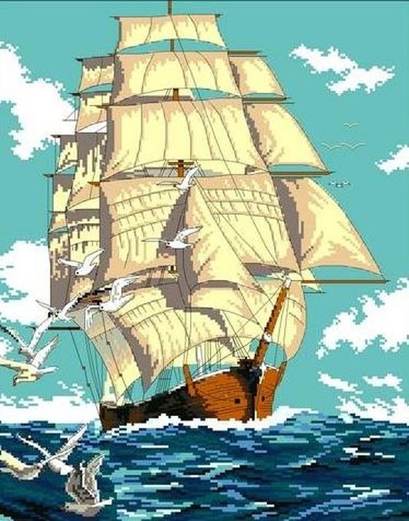 

Рисунок на ткани «Попутный ветер»