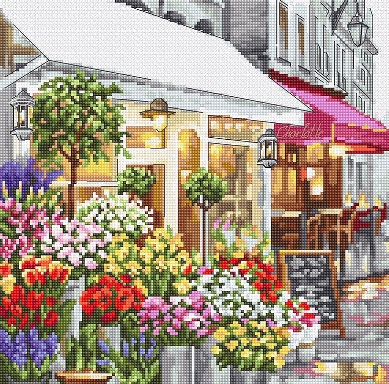 фото Набор для вышивания «flower shop» letistitch