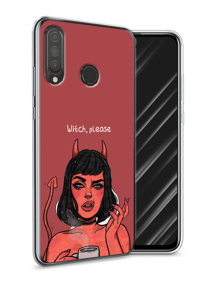 

Чехол Awog на Huawei P30 Lite "Evil Girl", Красный;черный, 67950-6