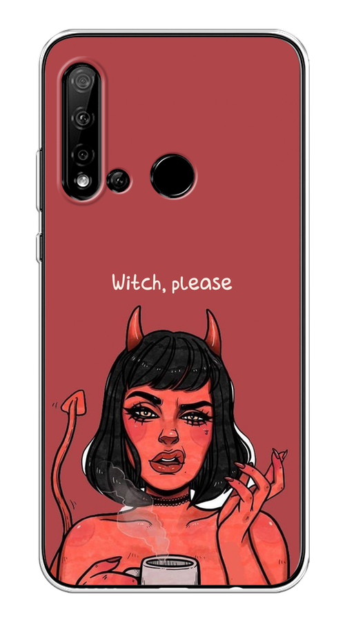 

Чехол Awog на Huawei P20 lite 2019 "Evil Girl", Красный;черный, 69750-6