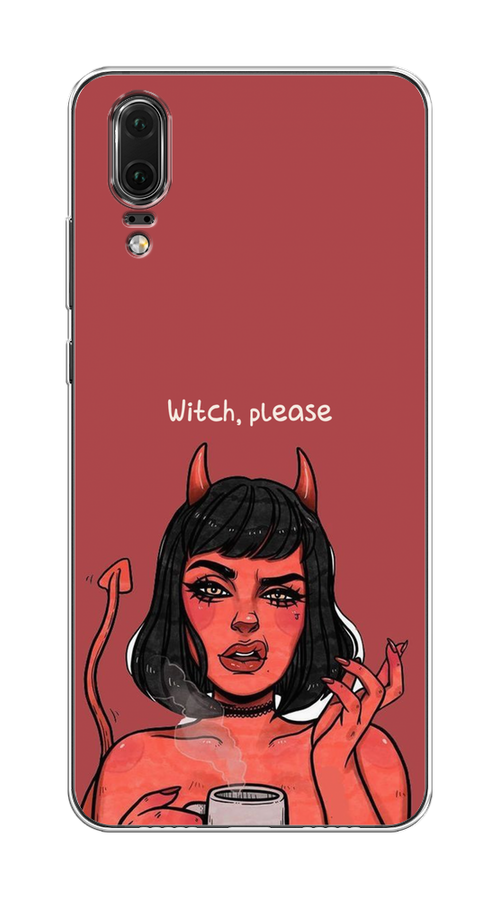 

Чехол Awog на Huawei P20 "Evil Girl", Красный;черный, 64350-6