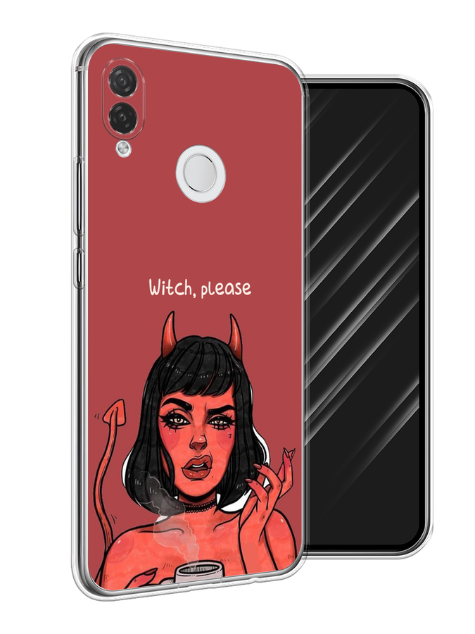

Чехол Awog на Huawei P Smart Plus "Evil Girl", Красный;черный, 68250-6