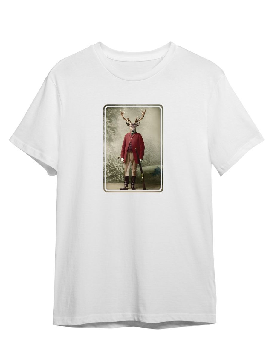 

Футболка унисекс СувенирShop Животные в смокинге/Animal 25 белая 3XL, "Животные в смокинге/Animal" 25