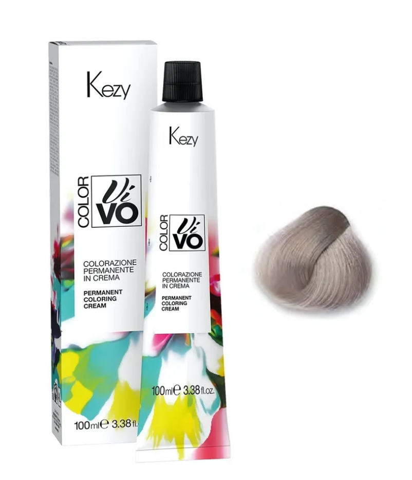 Перманентная крем-краска для волос KEZY Color Vivo 9.17, 100 мл
