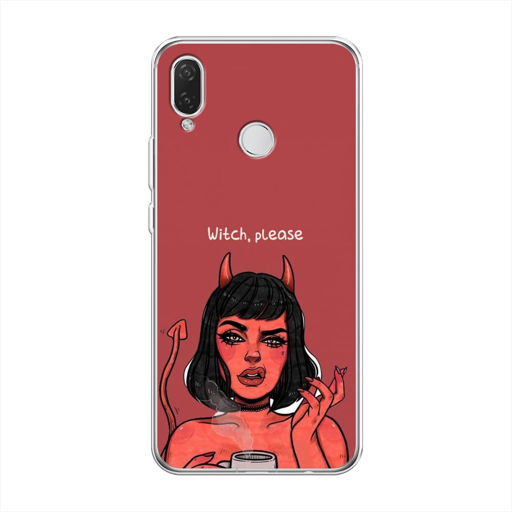 

Чехол Awog на Huawei Nova 3i "Evil Girl", Красный;черный, 68350-6