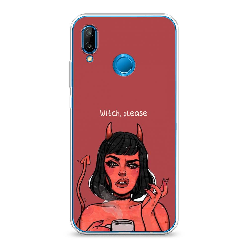 

Чехол Awog на Huawei Nova 3E "Evil Girl", Красный;черный, 65650-6