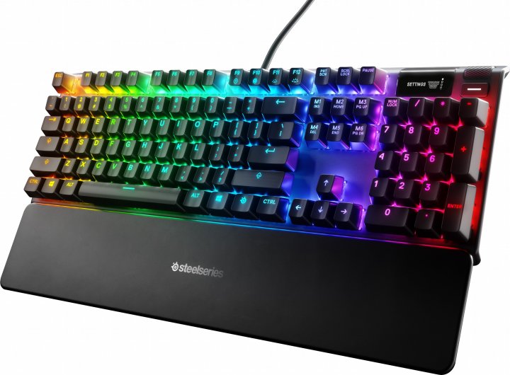 Проводная игровая клавиатура SteelSeries Apex 7 Black (64774)