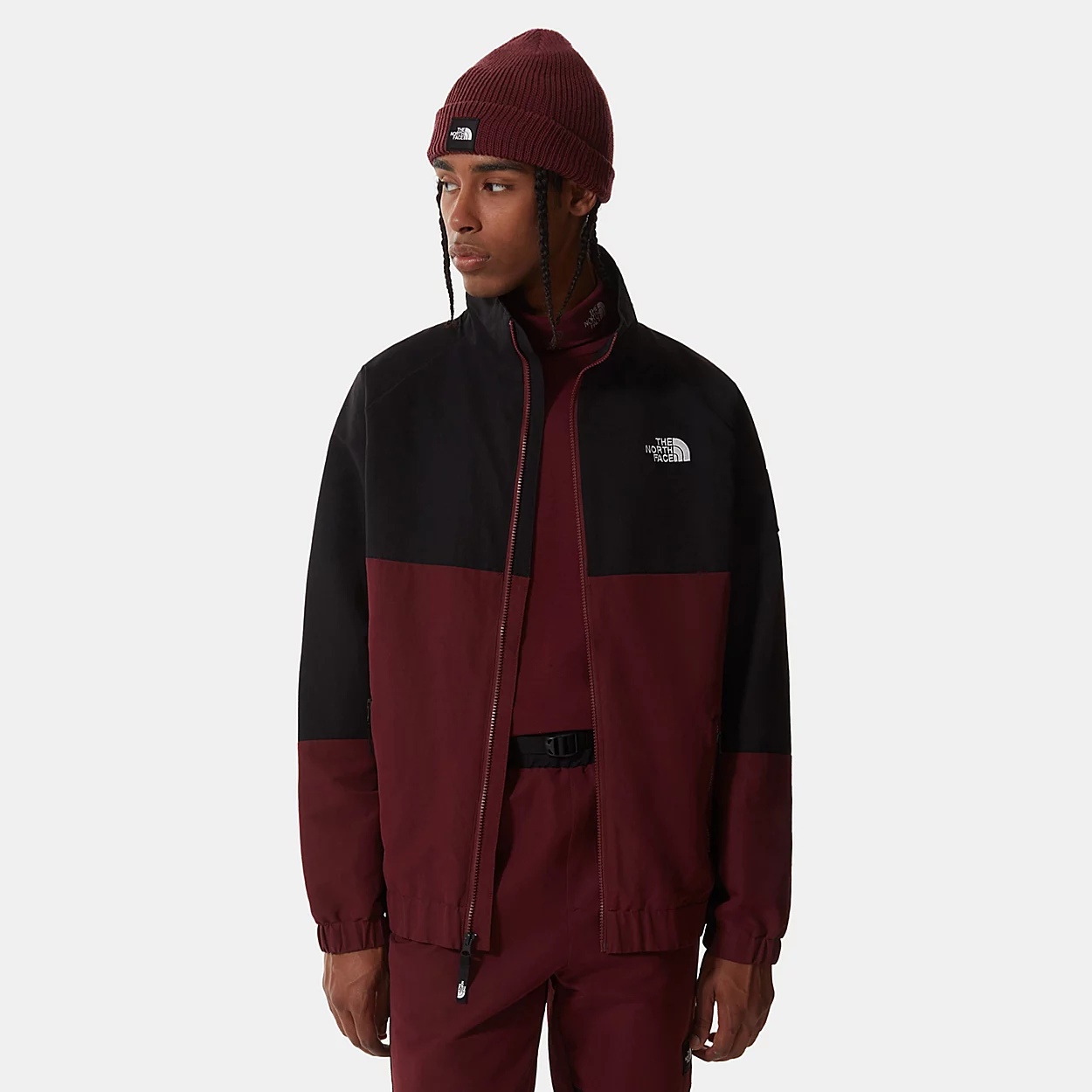 фото Ветровка мужская the north face ta55btd4s бордовая m