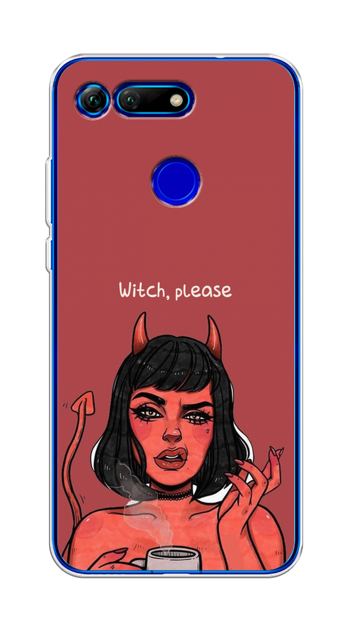 

Чехол Awog на Honor V20 (View 20) "Evil Girl", Красный;черный, 67350-6