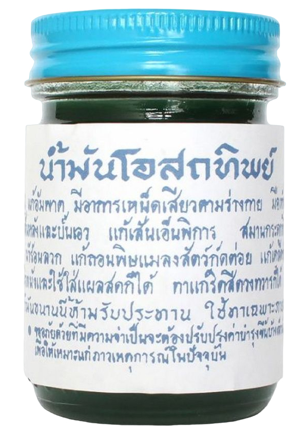 

Традиционный тайский бальзам Osotthip для тела зеленый, 50 г, kr-22039