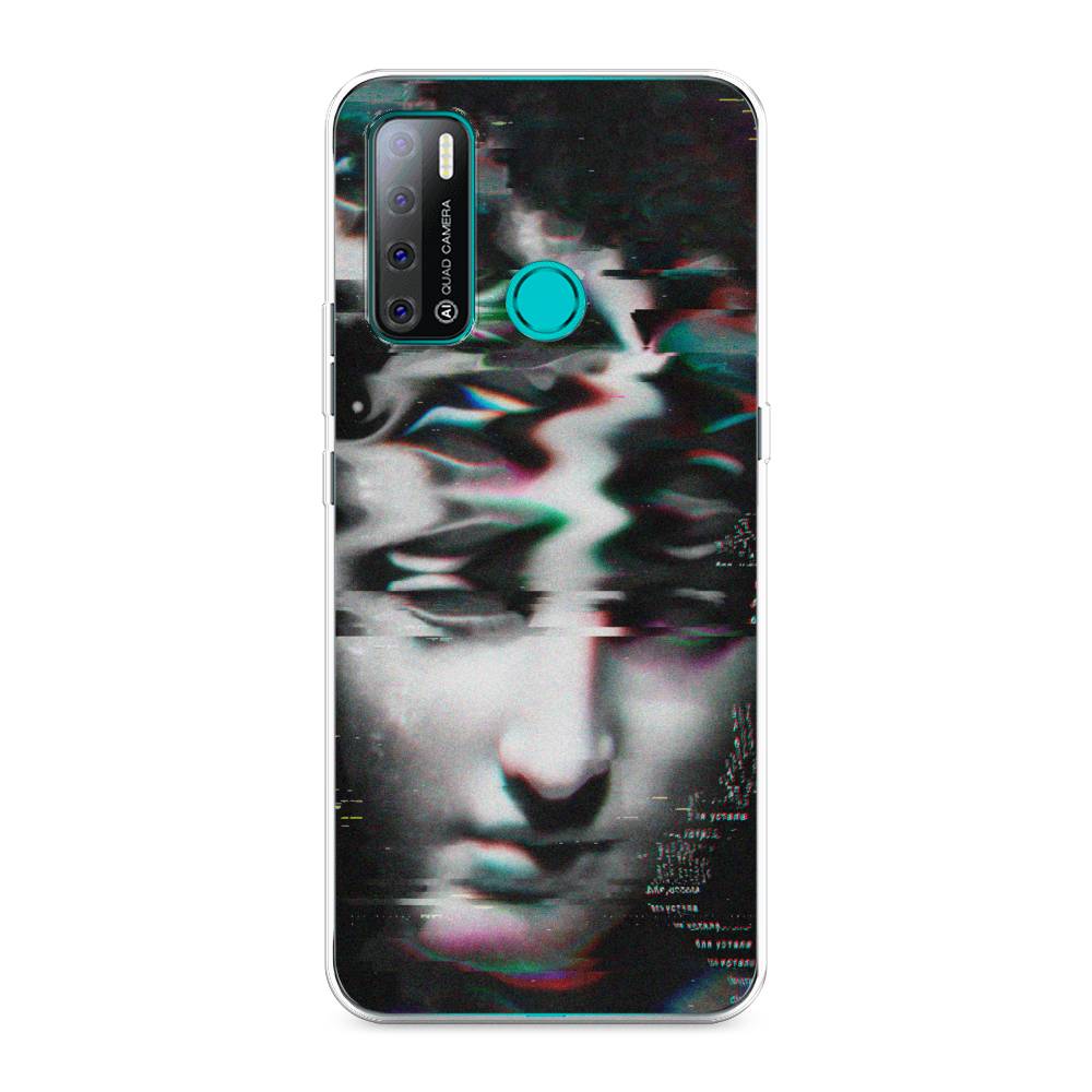 

Чехол Awog на Tecno Pouvoir 4 "Glitch Art", Разноцветный, 300350-9