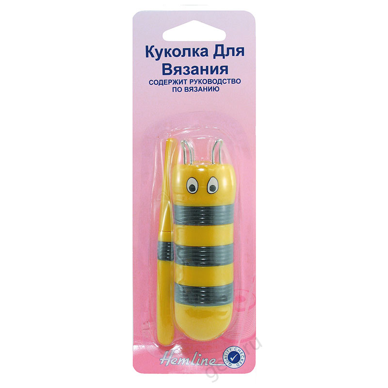 

Куколка для вязания шнура на 4 крючка с иглой в комплекте, арт.880