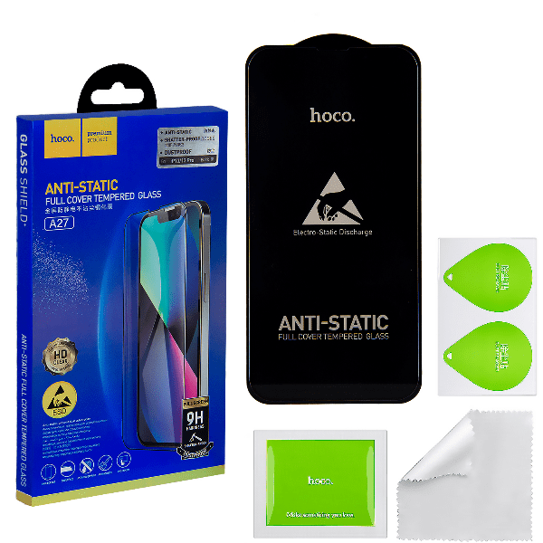 

Защитное стекло Hoco для iPhone 14 Anti Static A27