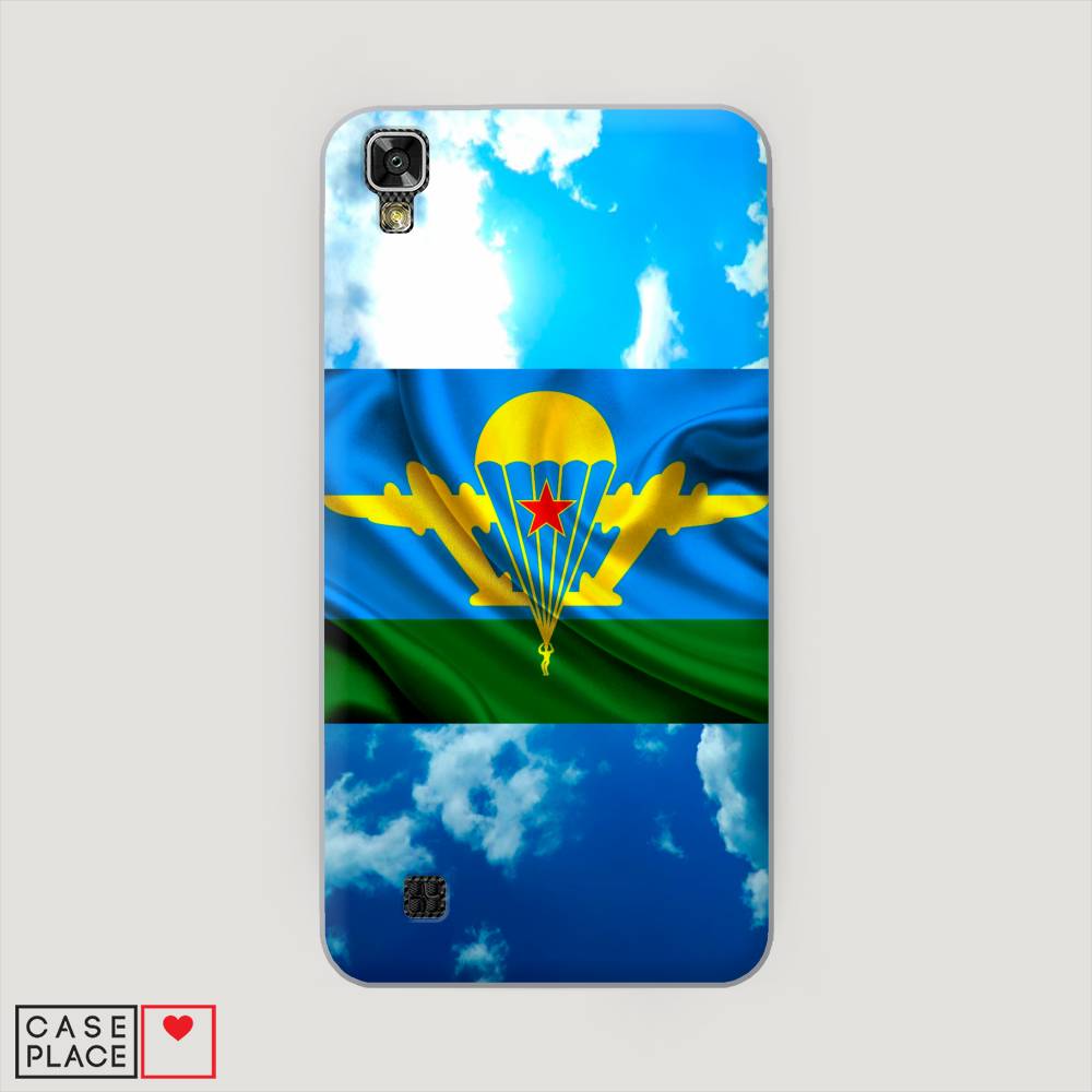 фото Чехол awog "вдв флаг в небесах" для lg x power (k220ds)