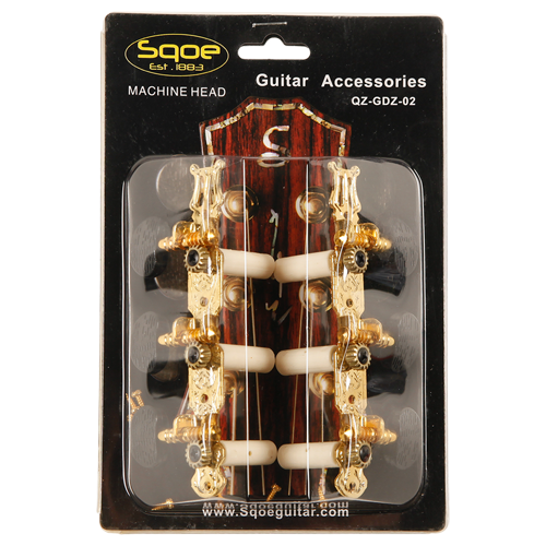 Комплект колковой механики SQOE QZ-GDZ-02 для классической гитары