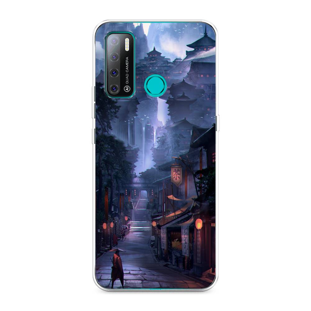 

Чехол Awog на Tecno Pouvoir 4 "Одинокий самурай", Разноцветный, 300350-10