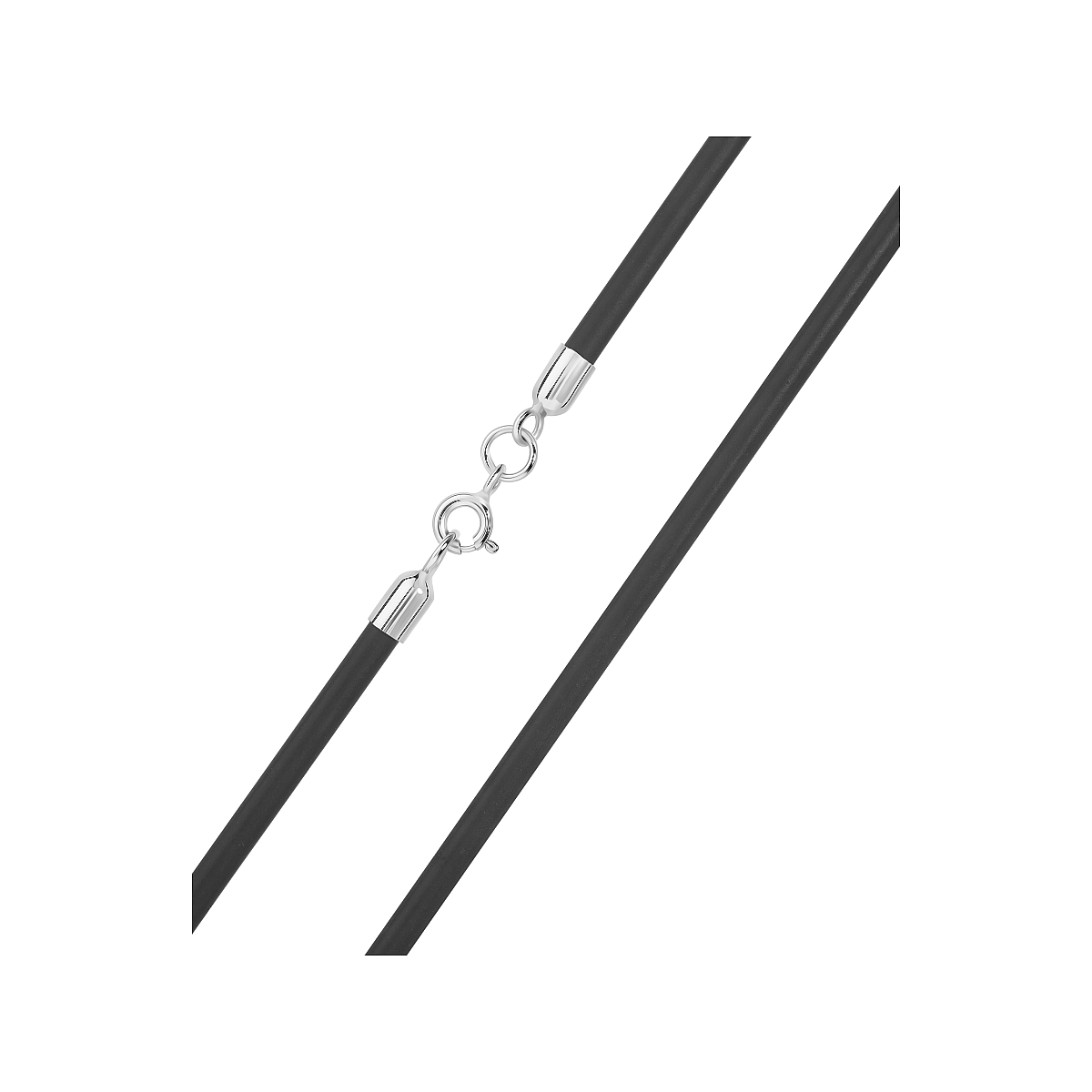 

Шнурок из серебра/каучука 60 см VALTERA 118463, 118463