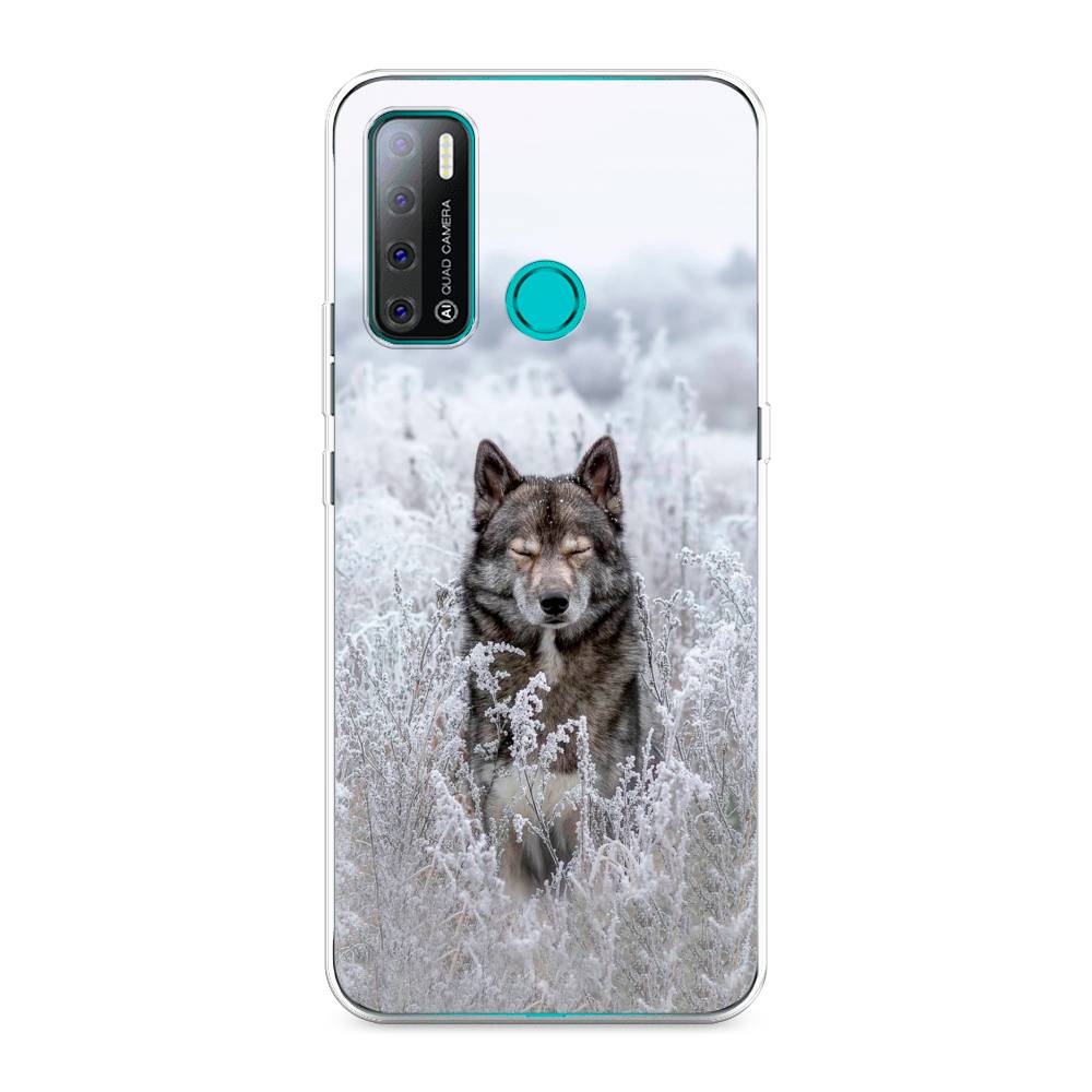 

Чехол Awog на Tecno Pouvoir 4 "Волк в поле", Разноцветный, 300350-1