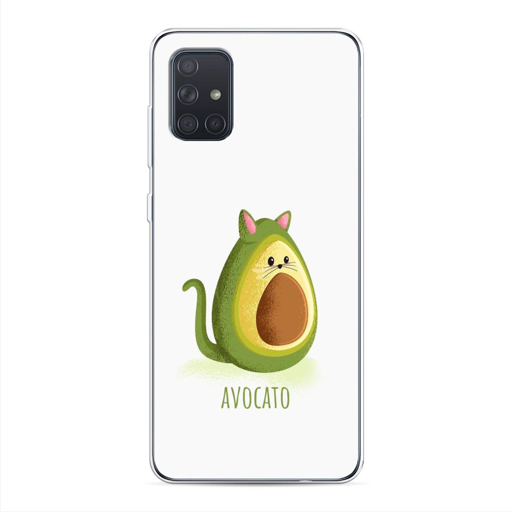 фото Силиконовый чехол "avocato" на samsung galaxy a71 awog