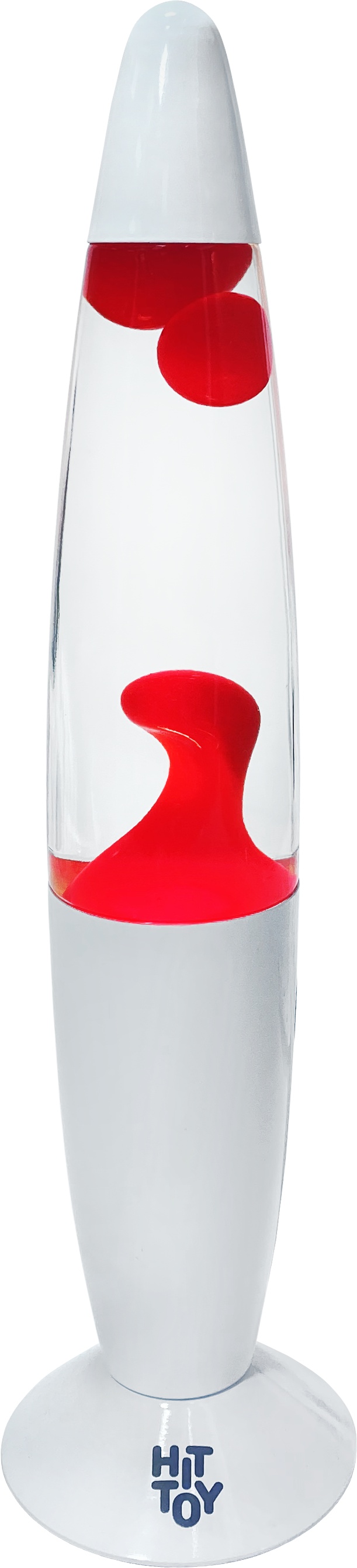фото Лава-лампа 41 см белый, прозрачный/красный hittoy