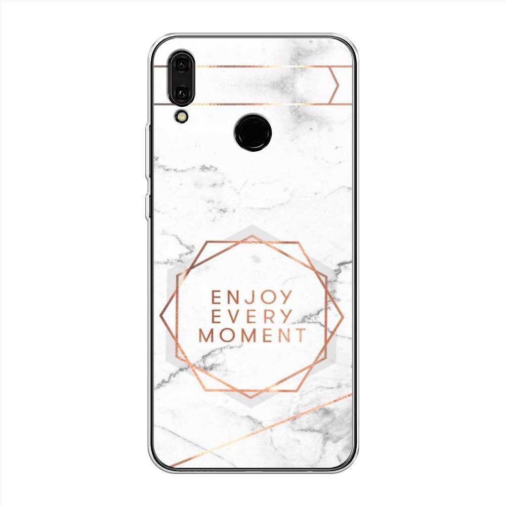 

Чехол Awog "Enjoy every moment мрамор" для Huawei Y9 2019
