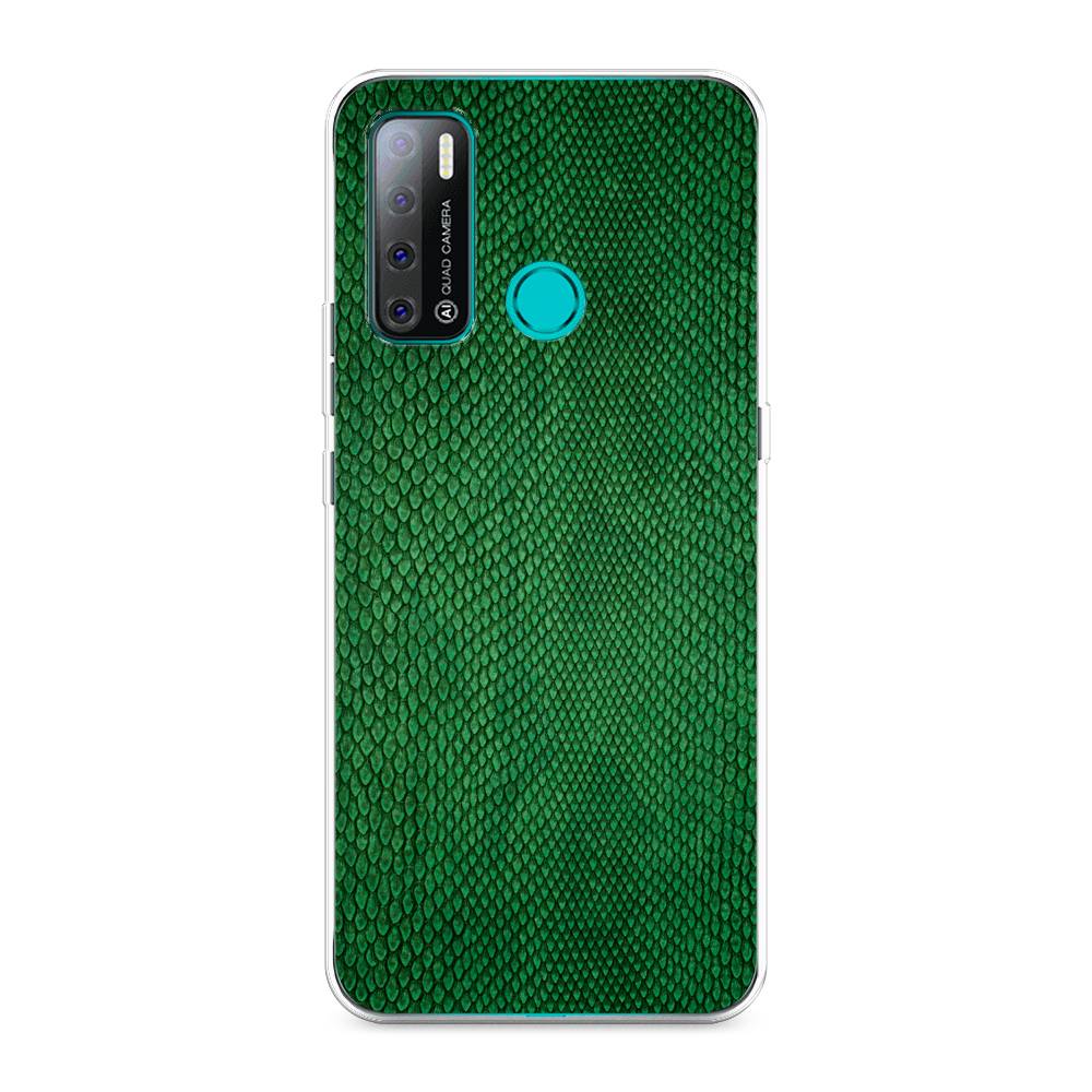 

Чехол Awog на Tecno Pouvoir 4 "Изумрудная змея", Разноцветный, 300350-3
