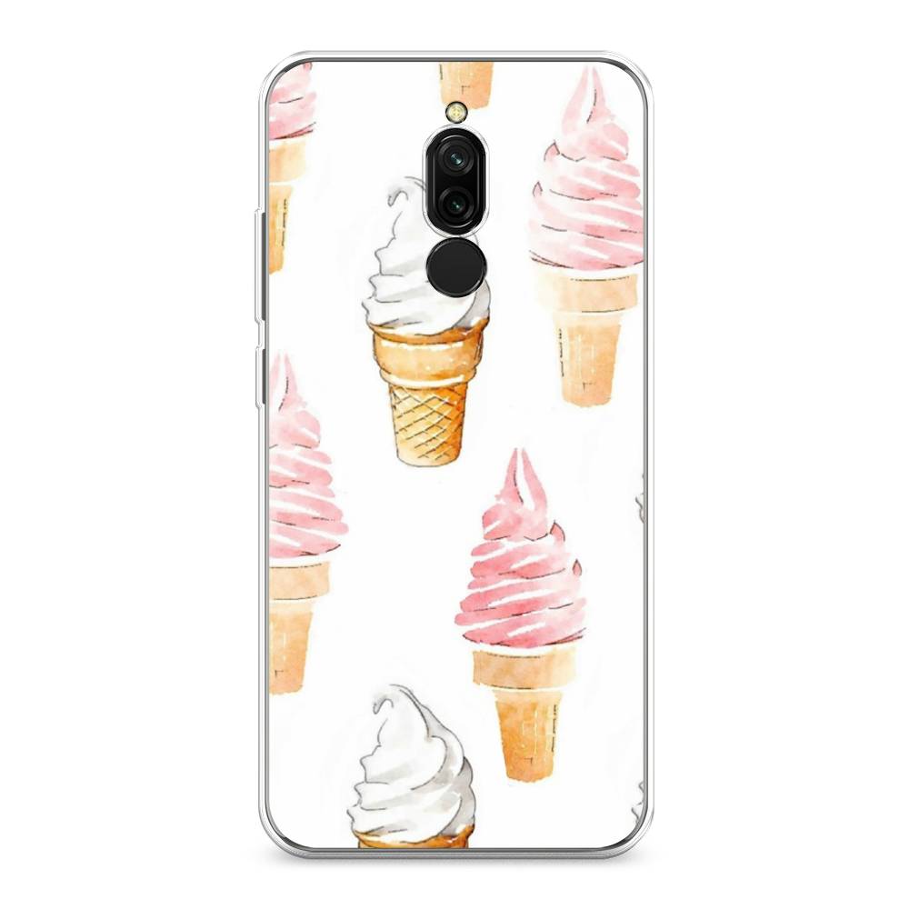 

Чехол Awog на Xiaomi Redmi 8 "Нарисованное мороженое", Разноцветный, 37150-10