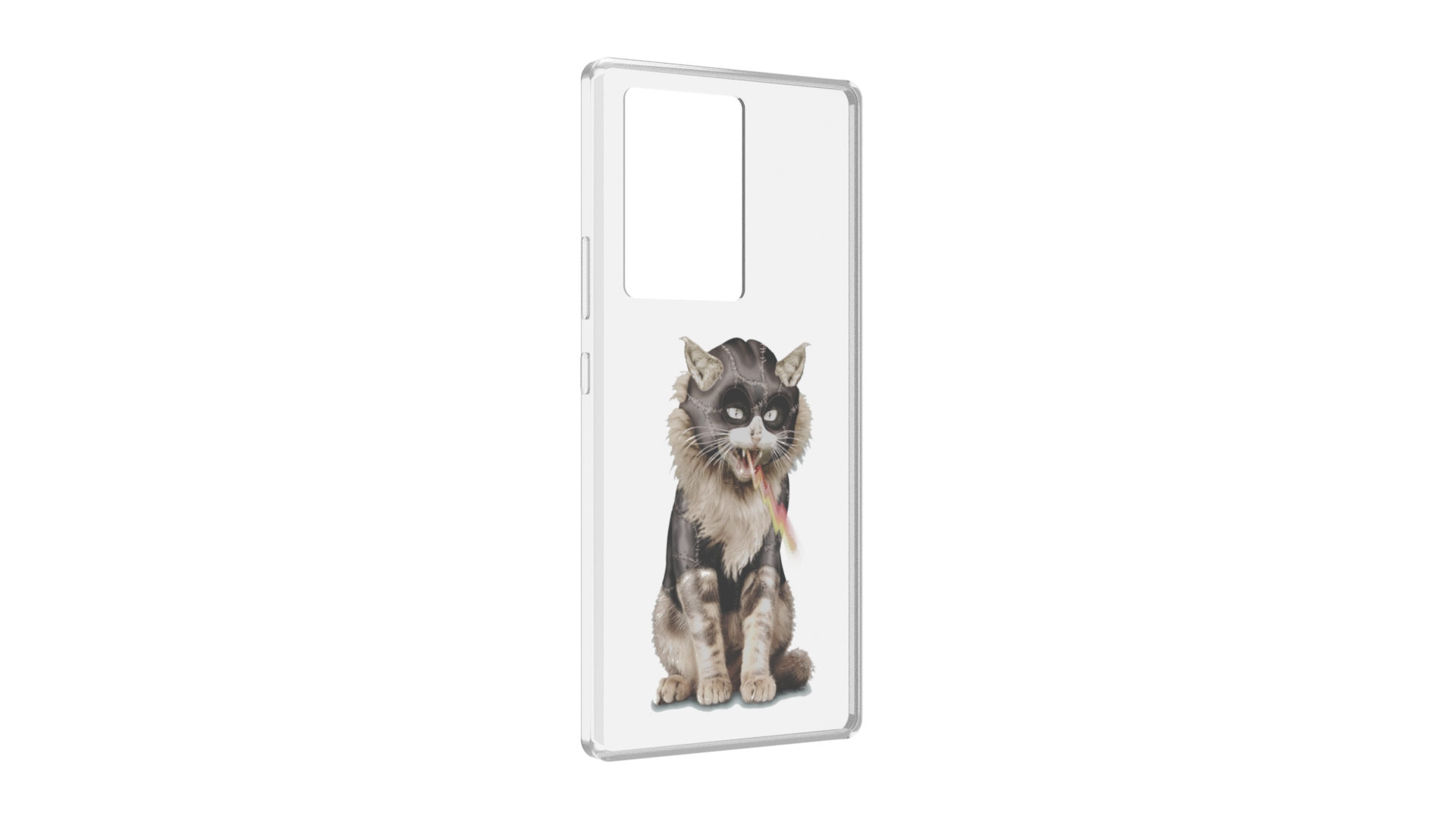 Чехол MyPads дьяволский кот для ZTE Nubia Z40 Pro