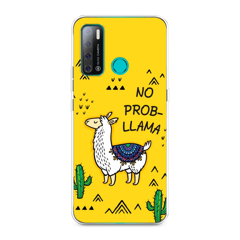 

Чехол Awog на Tecno Pouvoir 4 "No probLLama", Разноцветный, 300350-2