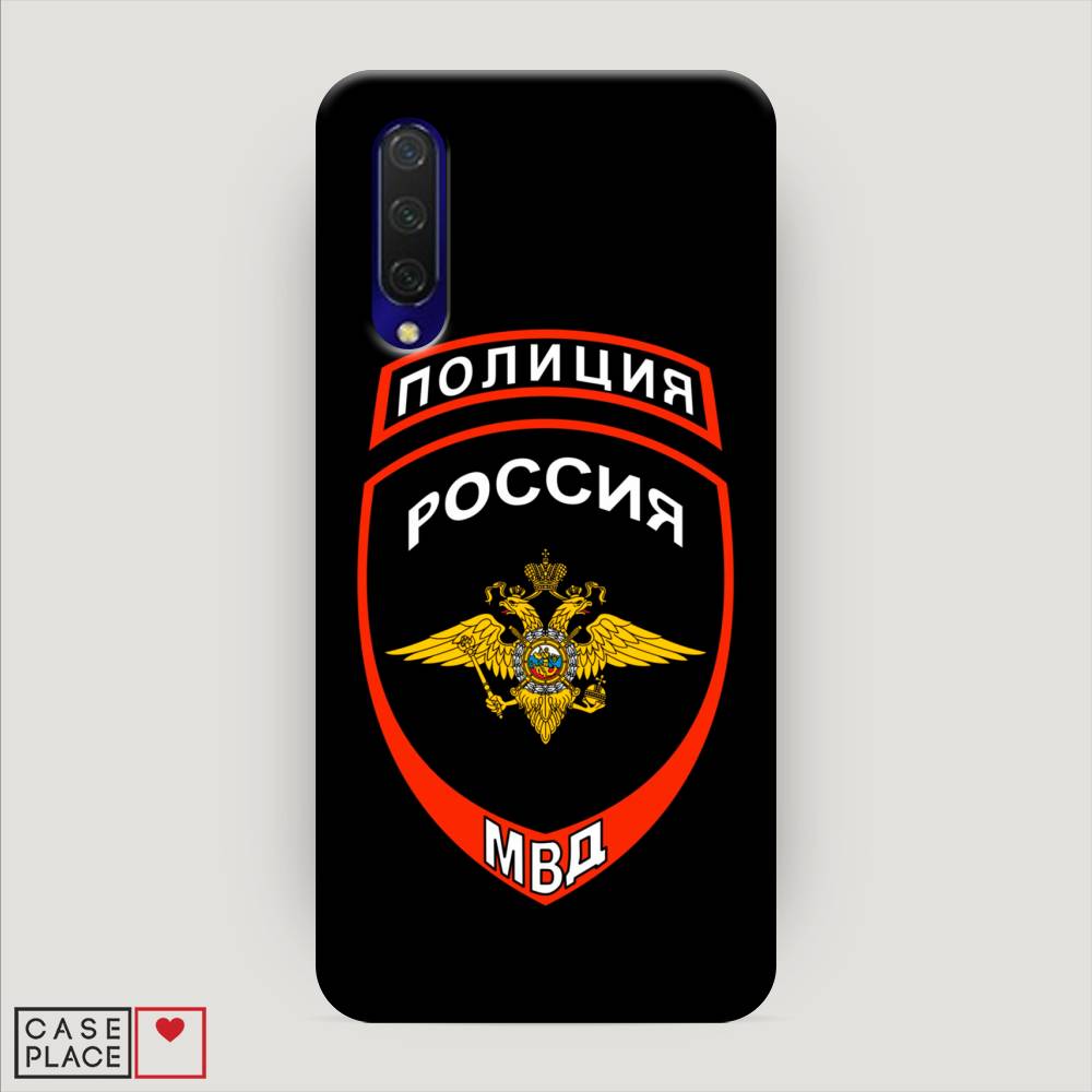 

Пластиковый чехол "Полиция шеврон" на Xiaomi Mi 9 Lite, 36720-4